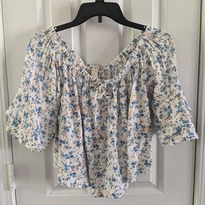 Forever21 Crop Floral Top